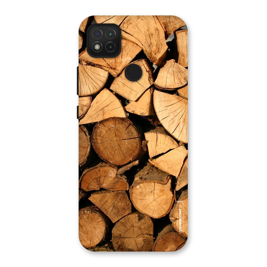 Wooden Logs Back Case for Redmi 9