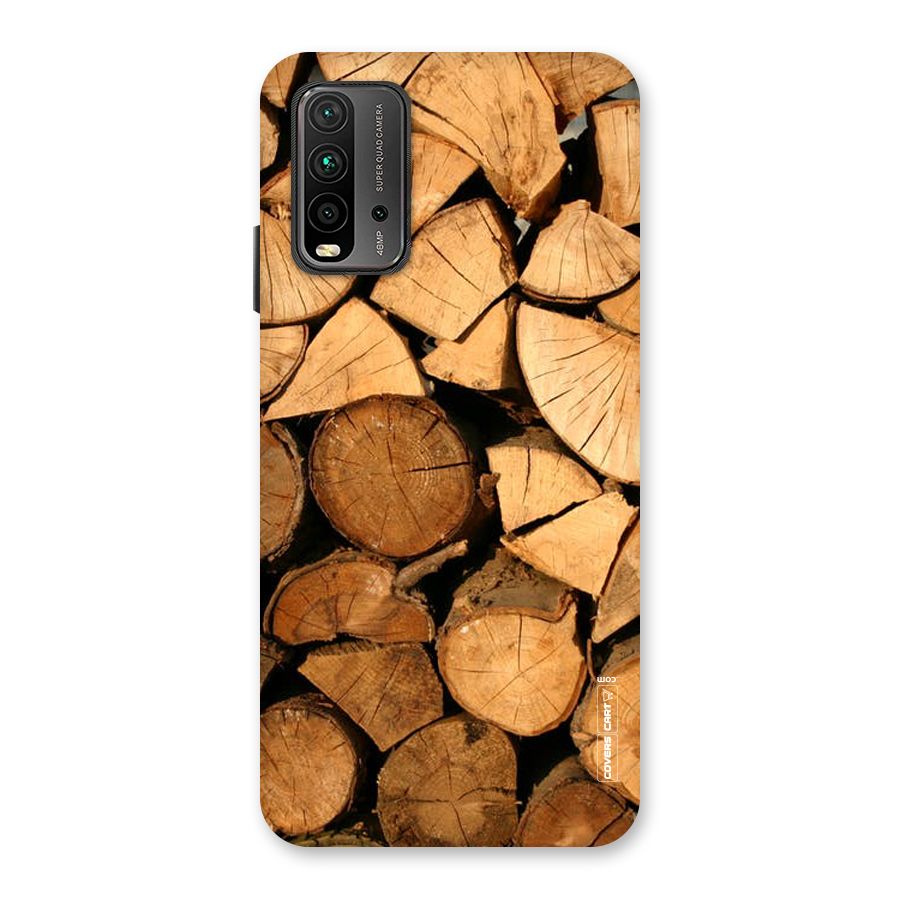 Wooden Logs Back Case for Redmi 9 Power