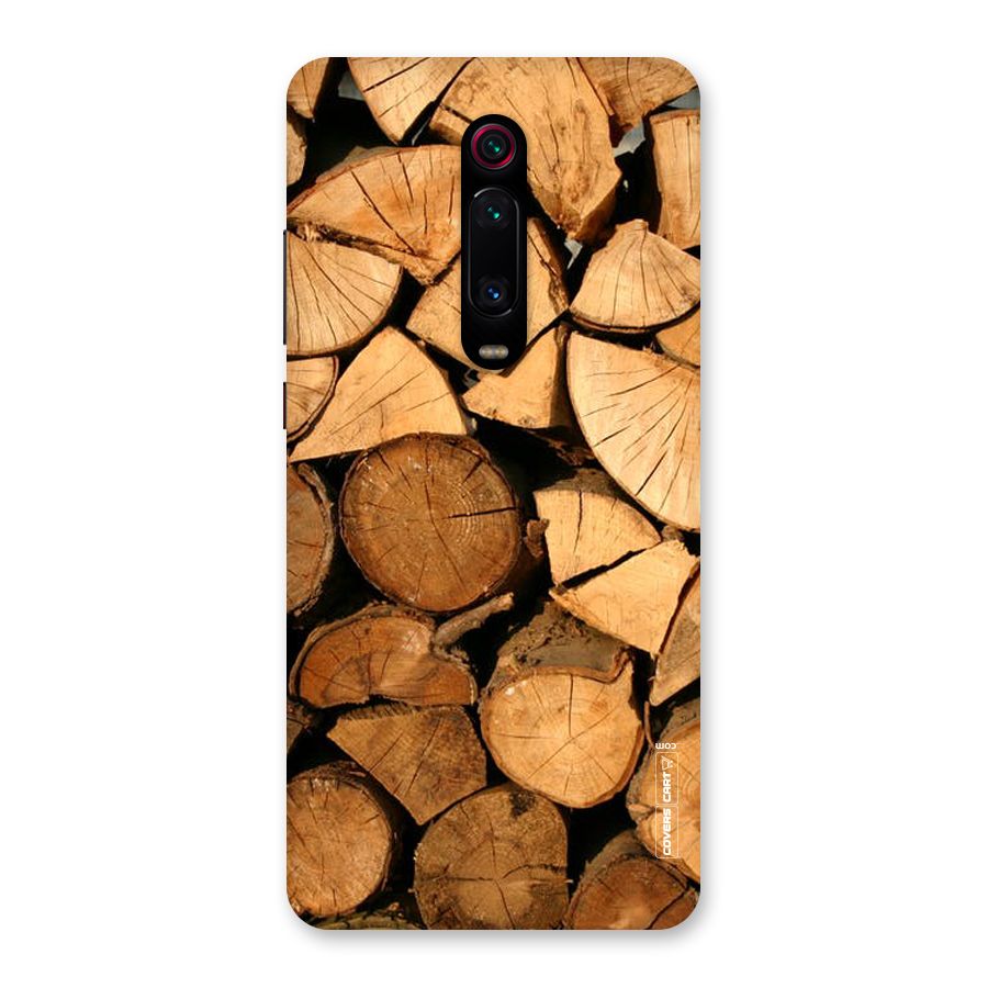 Wooden Logs Back Case for Redmi K20