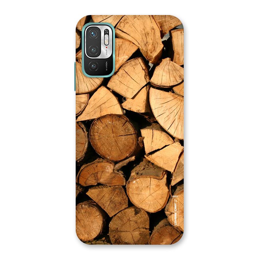Wooden Logs Back Case for Redmi Note 10T 5G