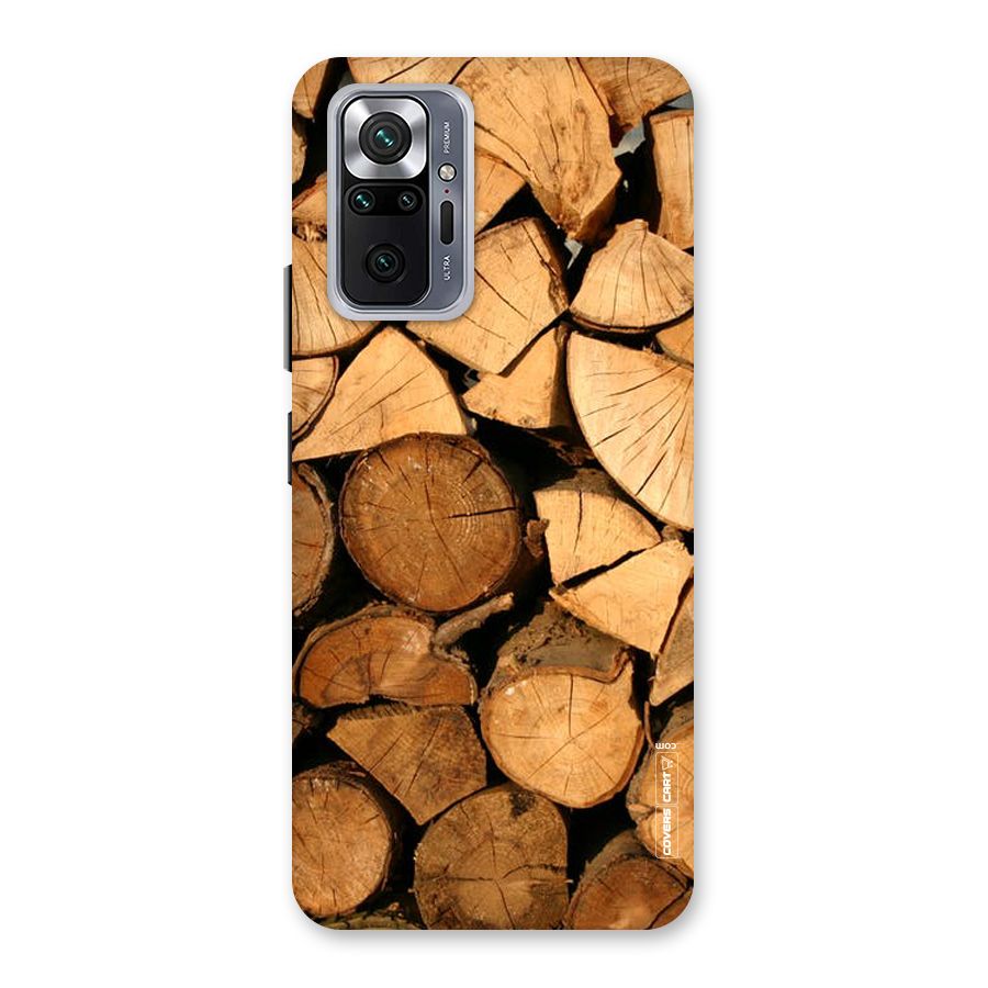 Wooden Logs Back Case for Redmi Note 10 Pro Max