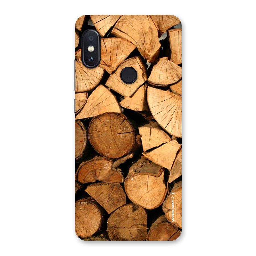 Wooden Logs Back Case for Redmi Note 5 Pro