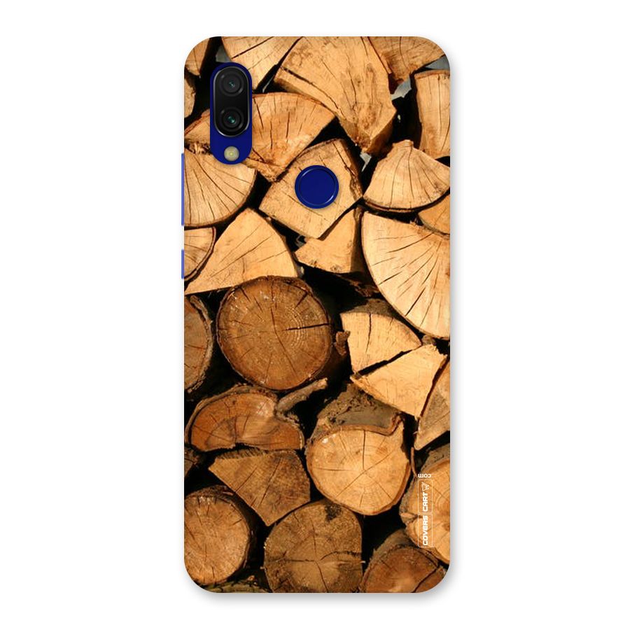Wooden Logs Back Case for Redmi Y3