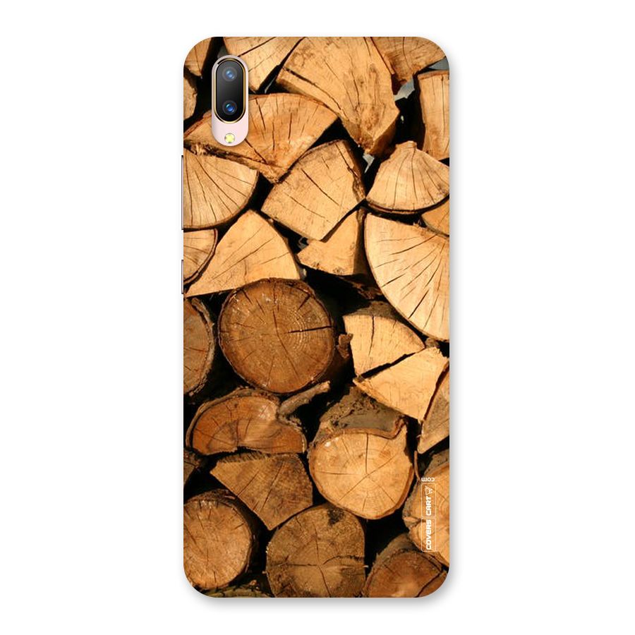 Wooden Logs Back Case for Vivo V11 Pro