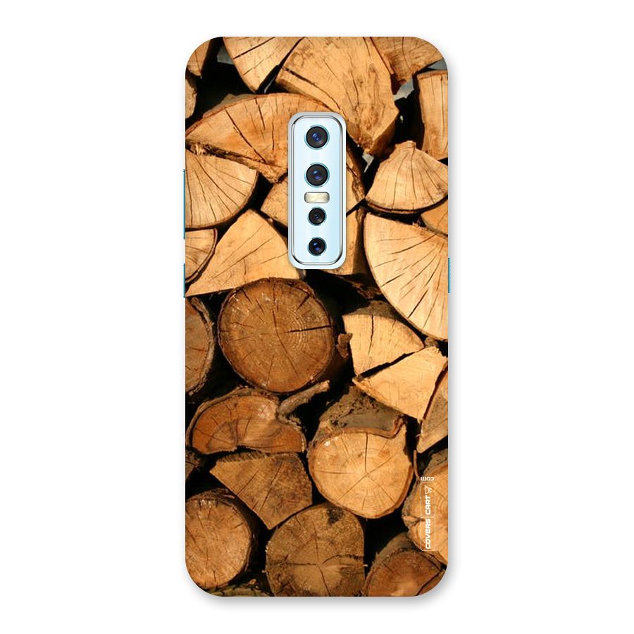 Wooden Logs Back Case for Vivo V17 Pro