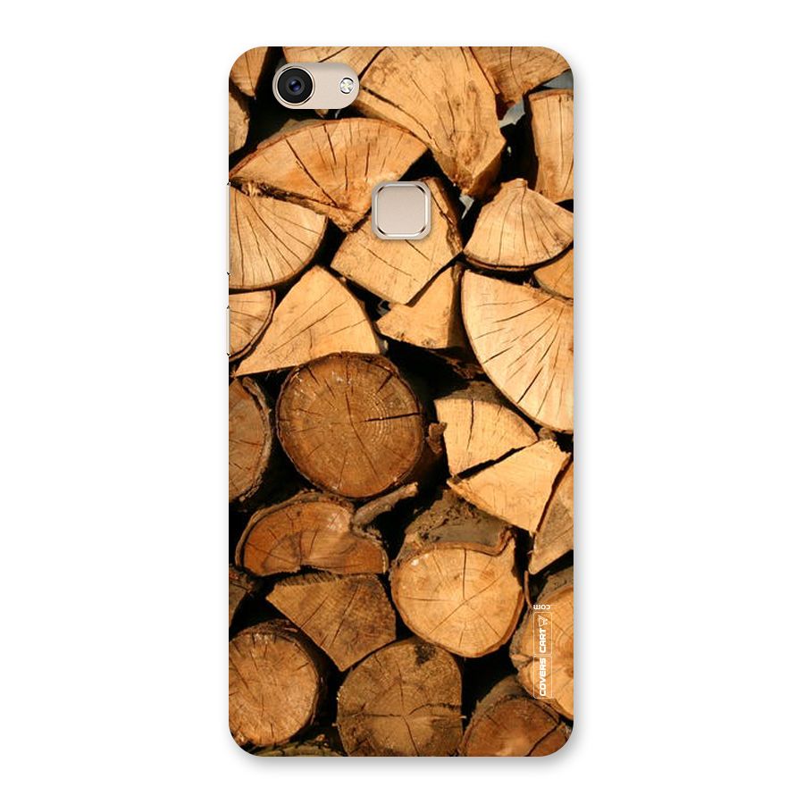 Wooden Logs Back Case for Vivo V7