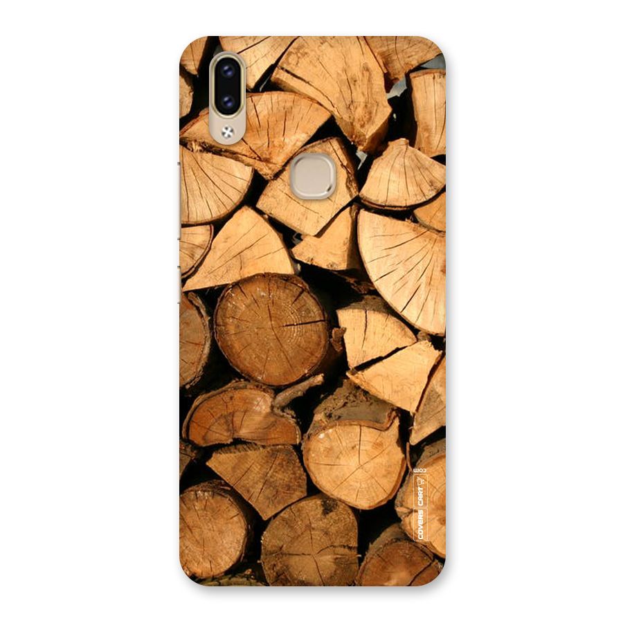 Wooden Logs Back Case for Vivo V9 Youth