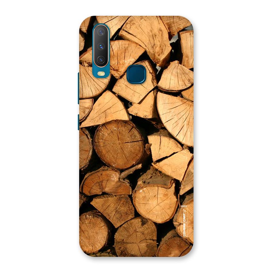 Wooden Logs Back Case for Vivo Y17