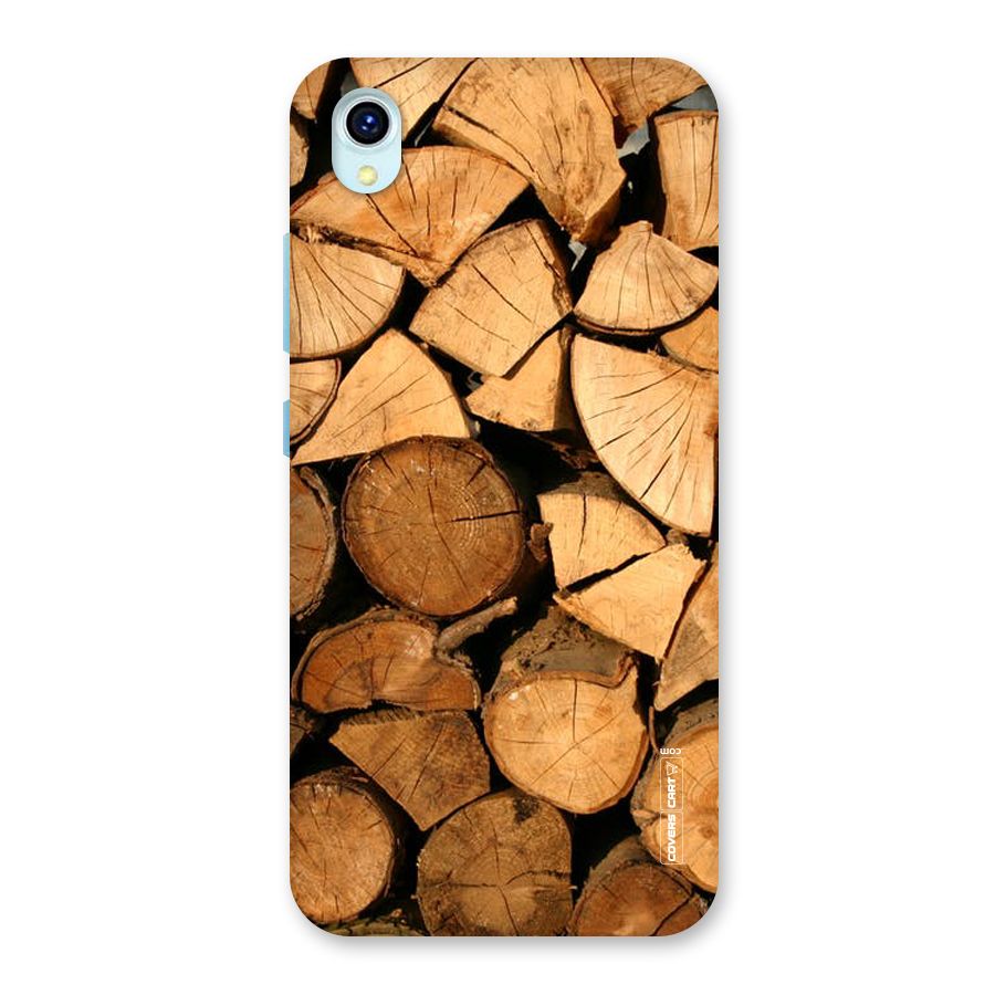 Wooden Logs Back Case for Vivo Y1s