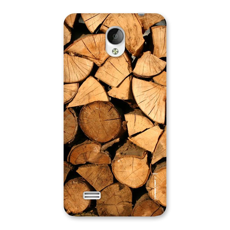 Wooden Logs Back Case for Vivo Y21