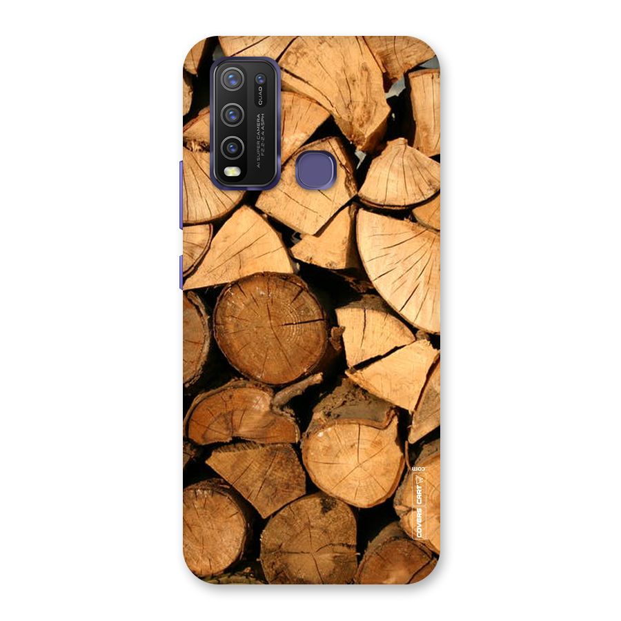 Wooden Logs Back Case for Vivo Y30