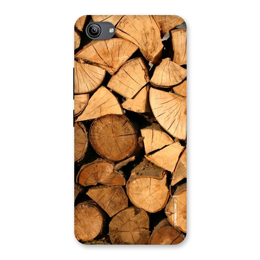 Wooden Logs Back Case for Vivo Y81i