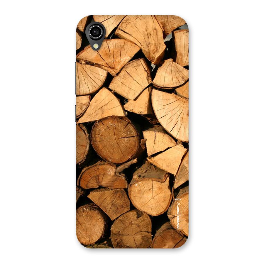 Wooden Logs Back Case for Vivo Y90