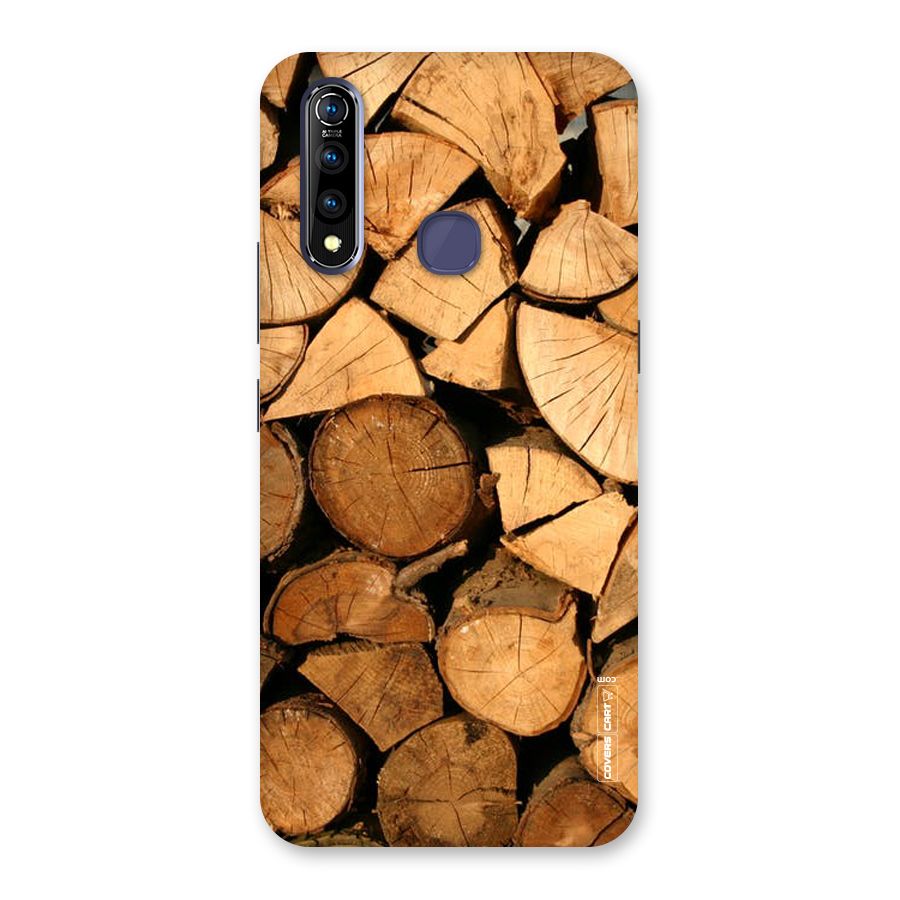 Wooden Logs Back Case for Vivo Z1 Pro