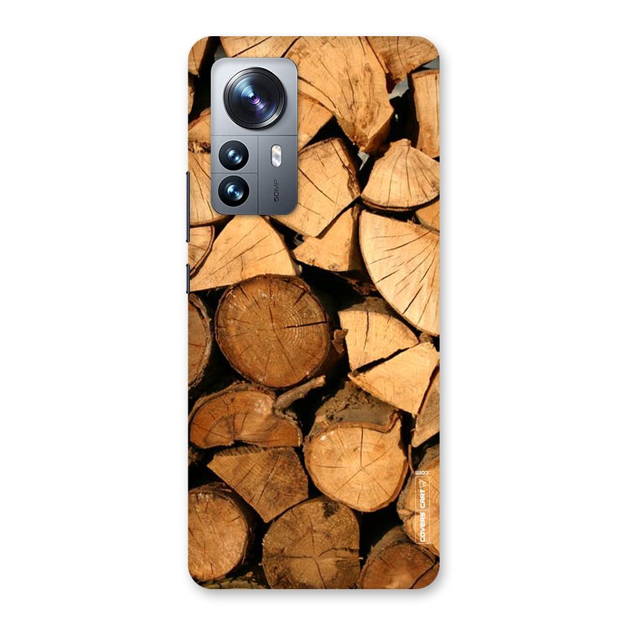 Wooden Logs Back Case for Xiaomi 12 Pro