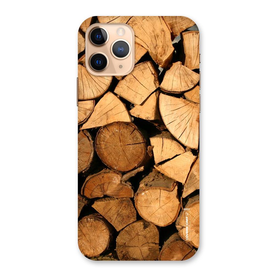 Wooden Logs Back Case for iPhone 11 Pro