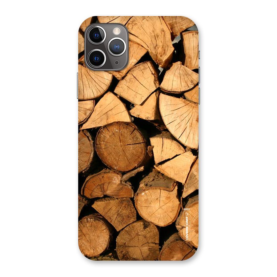 Wooden Logs Back Case for iPhone 11 Pro Max