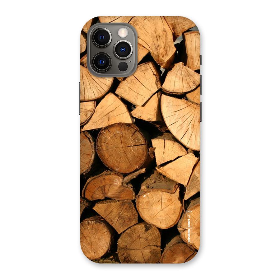 Wooden Logs Back Case for iPhone 12 Pro