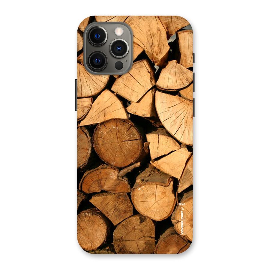 Wooden Logs Back Case for iPhone 12 Pro Max