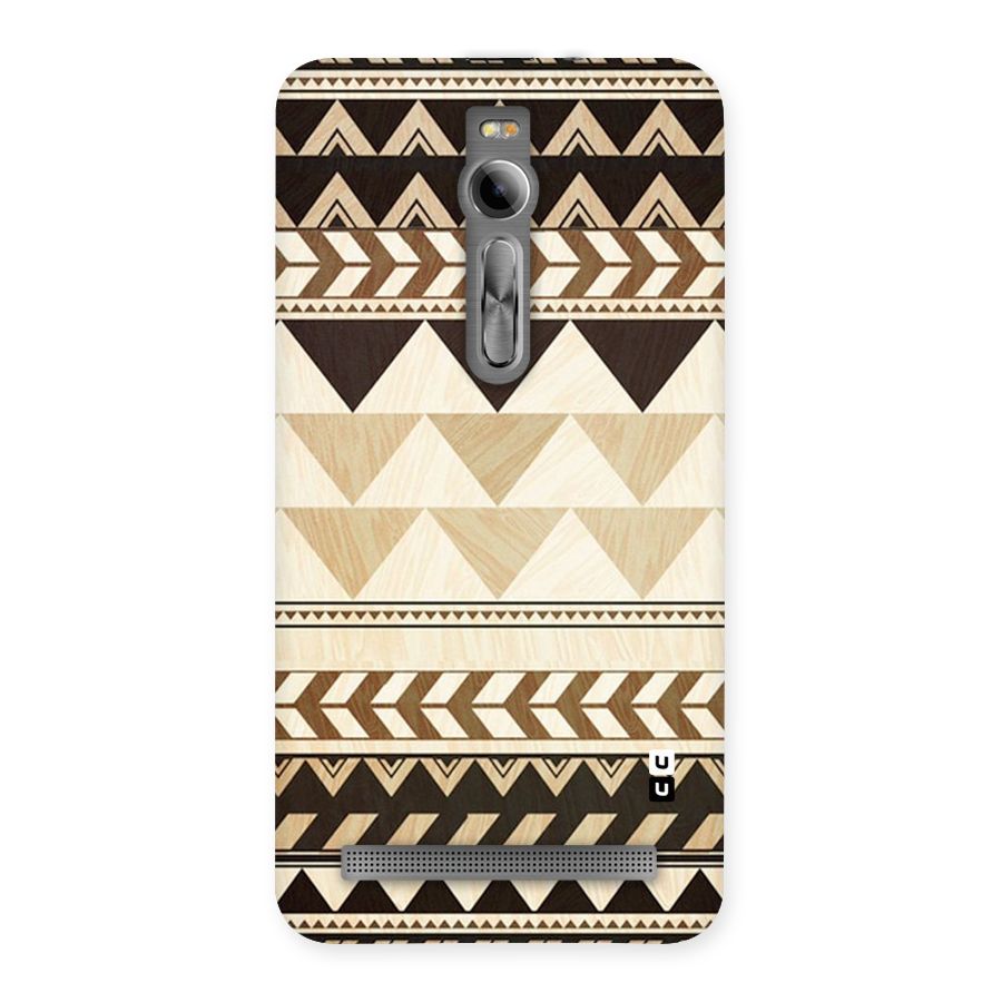 Wooden Printed Chevron Back Case for Asus Zenfone 2
