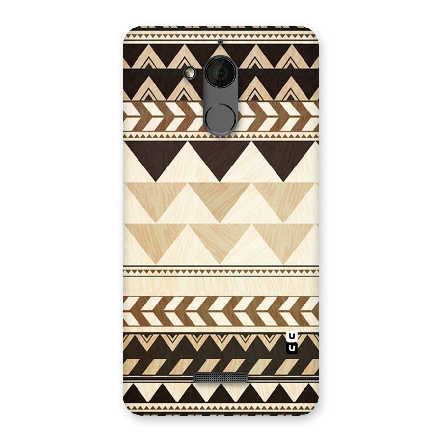 Wooden Printed Chevron Back Case for Coolpad Note 5