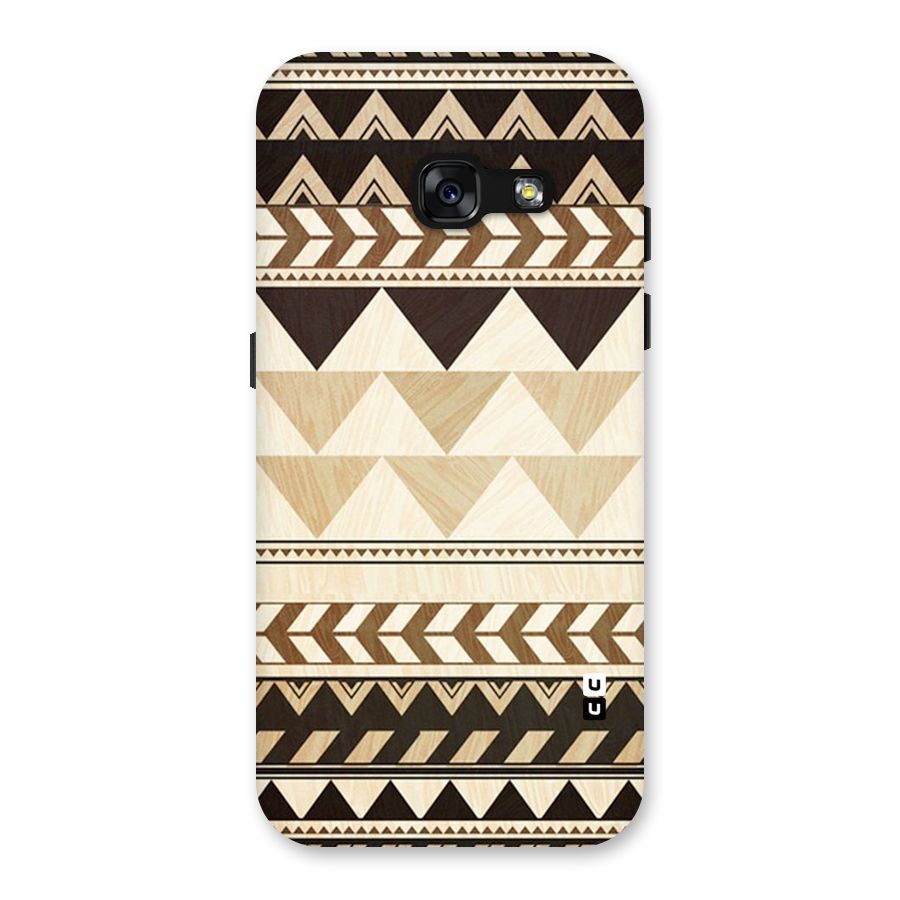Wooden Printed Chevron Back Case for Galaxy A3 (2017)