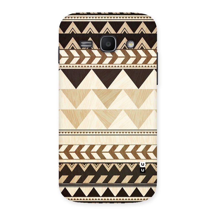 Wooden Printed Chevron Back Case for Galaxy Ace 3