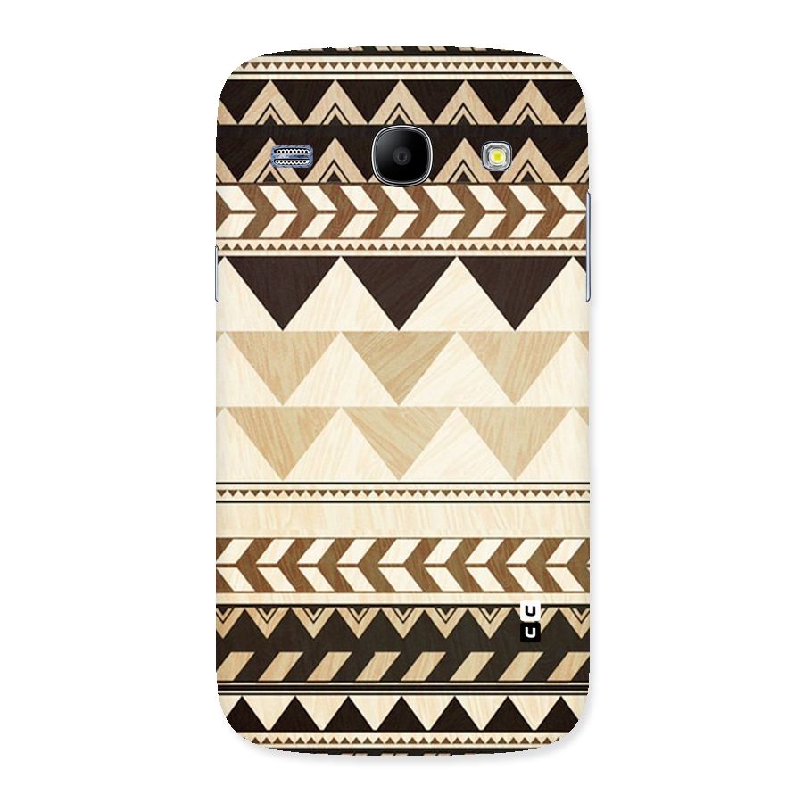 Wooden Printed Chevron Back Case for Galaxy Core