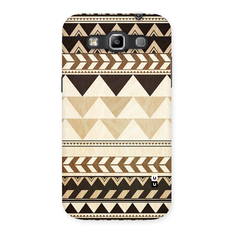 Wooden Printed Chevron Back Case for Galaxy Grand Quattro
