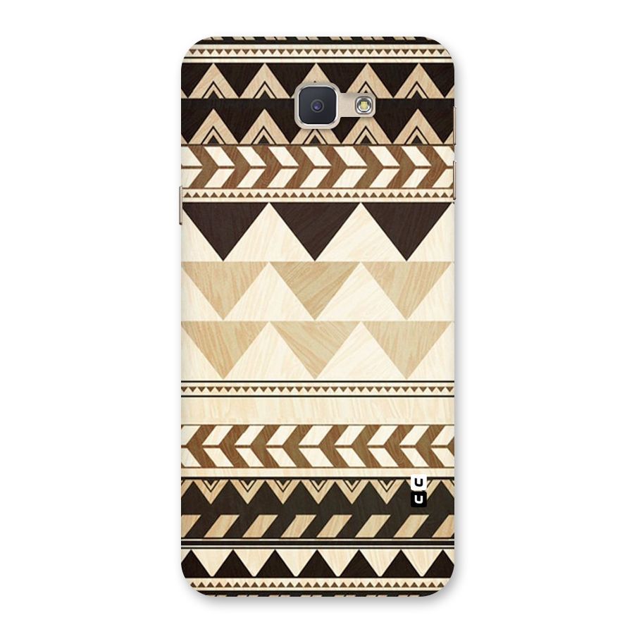Wooden Printed Chevron Back Case for Galaxy J5 Prime