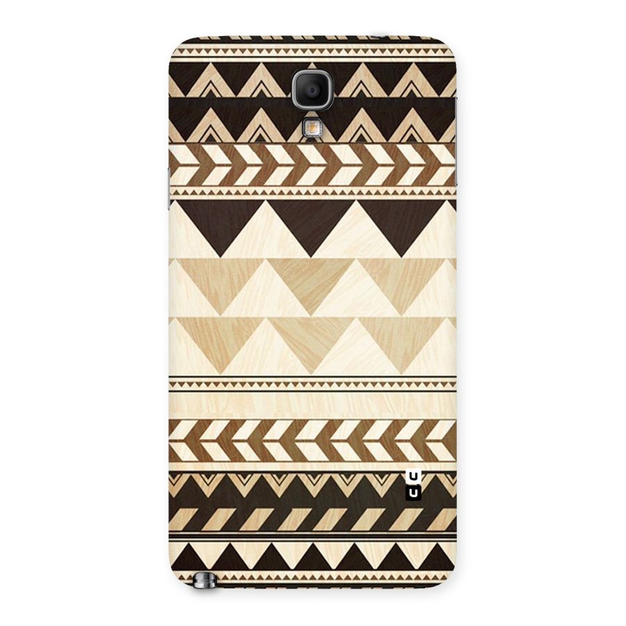 Wooden Printed Chevron Back Case for Galaxy Note 3 Neo