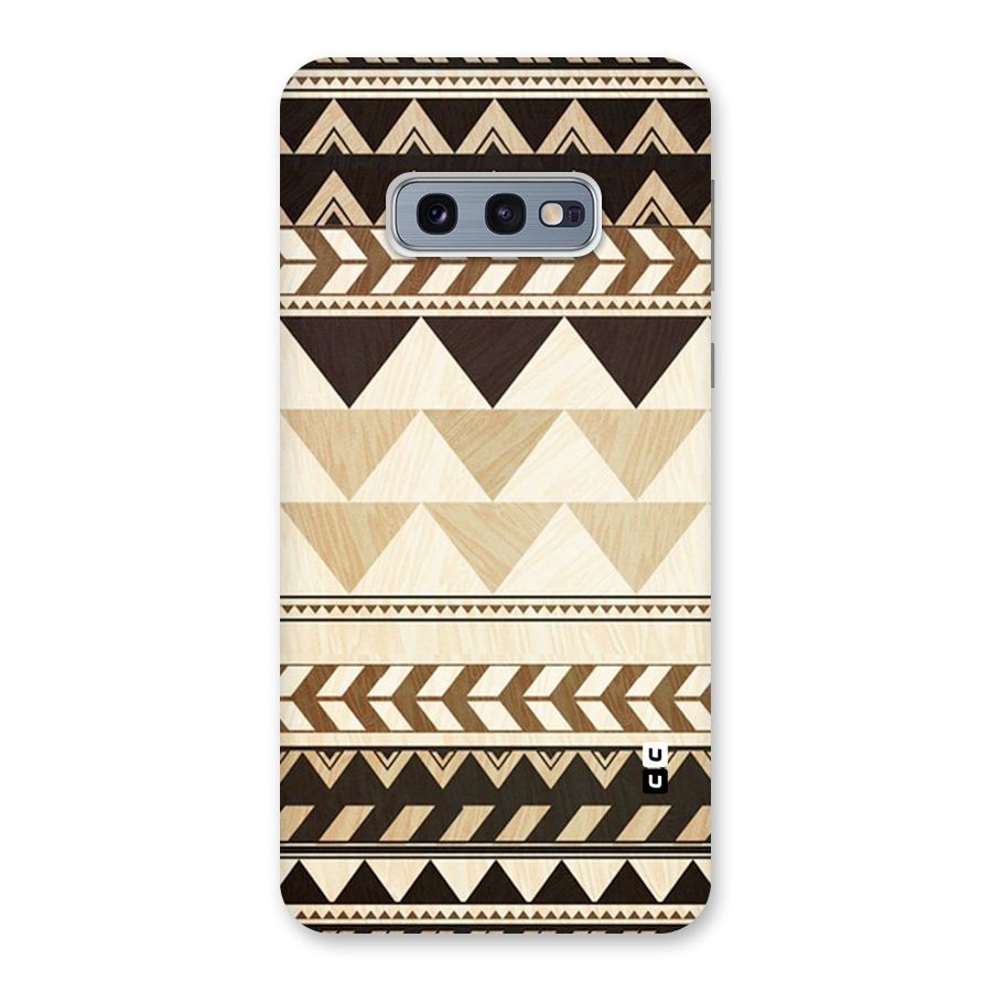 Wooden Printed Chevron Back Case for Galaxy S10e