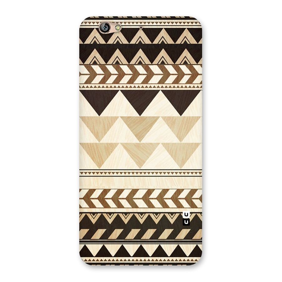 Wooden Printed Chevron Back Case for Gionee S6