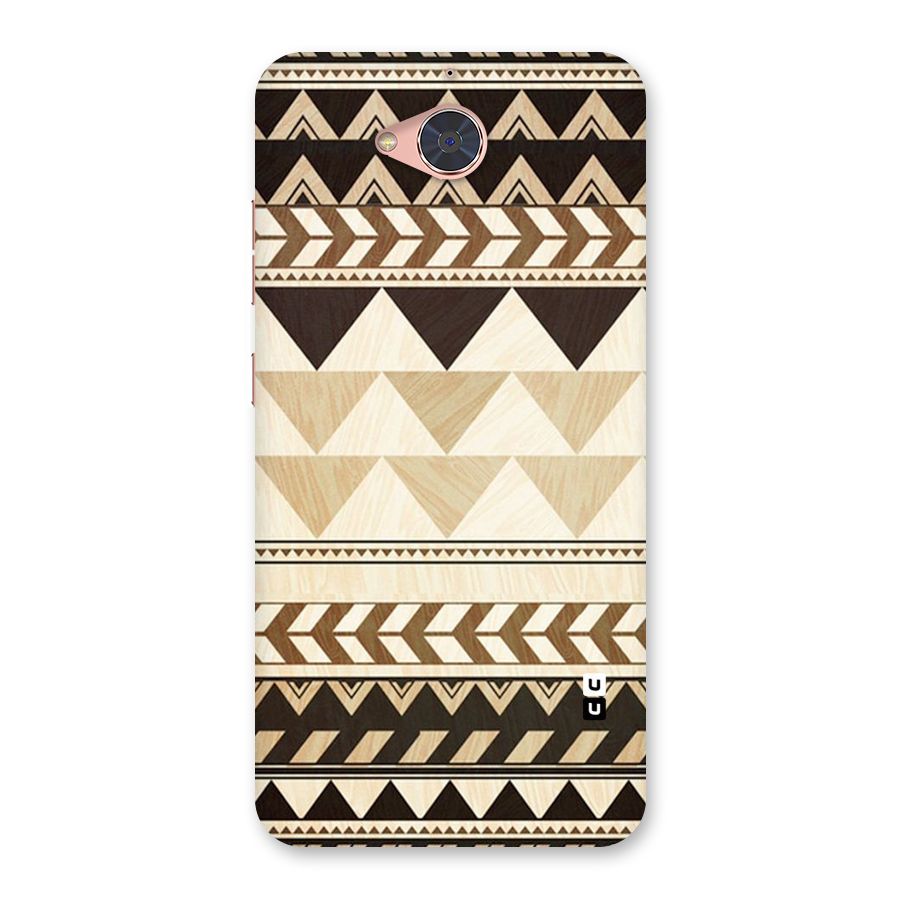 Wooden Printed Chevron Back Case for Gionee S6 Pro