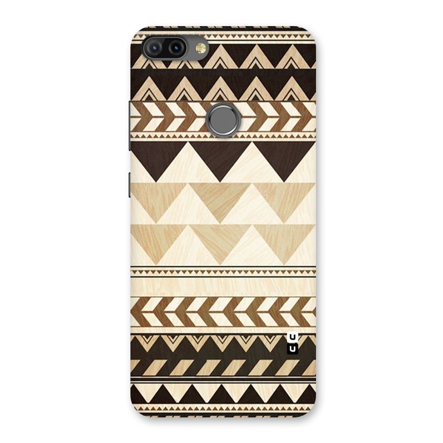 Wooden Printed Chevron Back Case for Infinix Hot 6 Pro