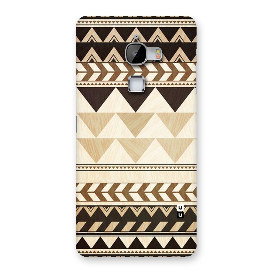 Wooden Printed Chevron Back Case for LeTv Le Max