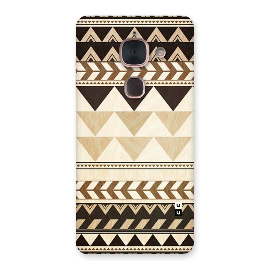 Wooden Printed Chevron Back Case for Le Max 2