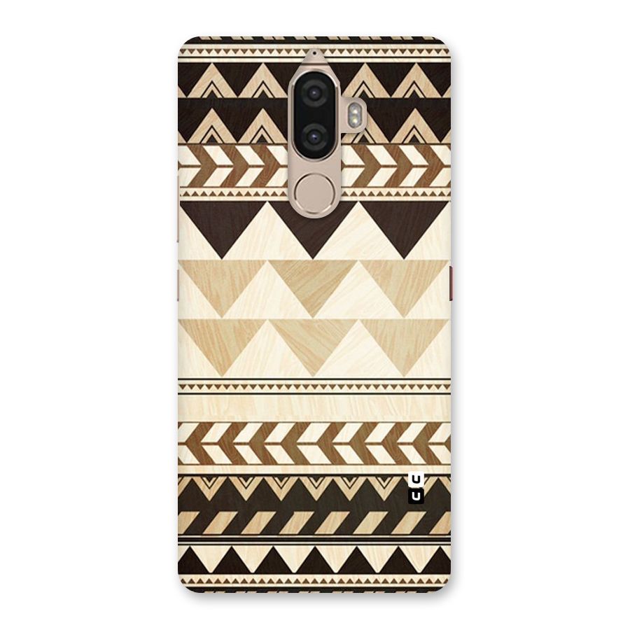 Wooden Printed Chevron Back Case for Lenovo K8 Note