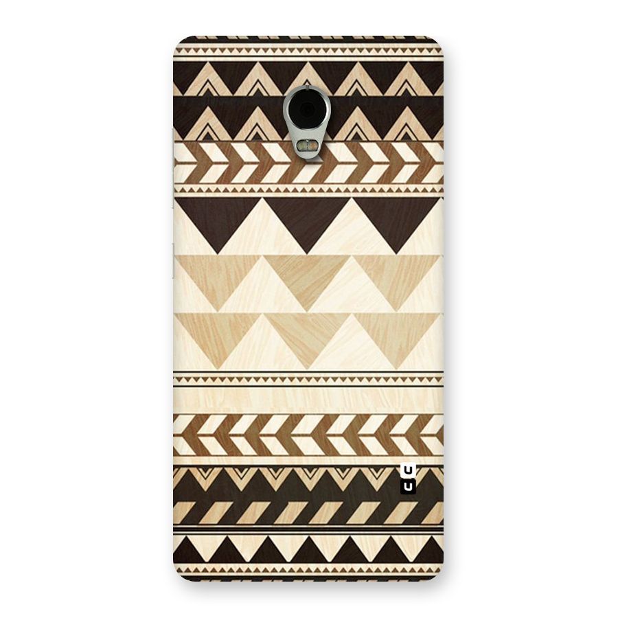 Wooden Printed Chevron Back Case for Lenovo Vibe P1
