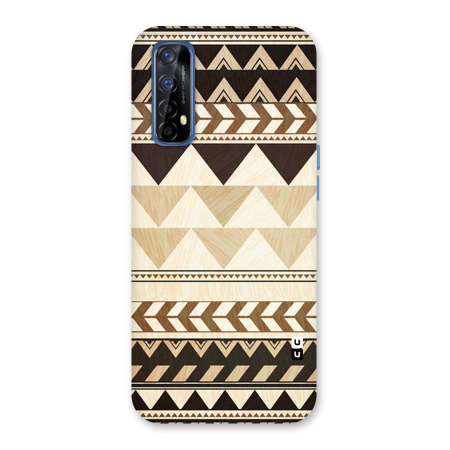 Wooden Printed Chevron Back Case for Realme Narzo 20 Pro