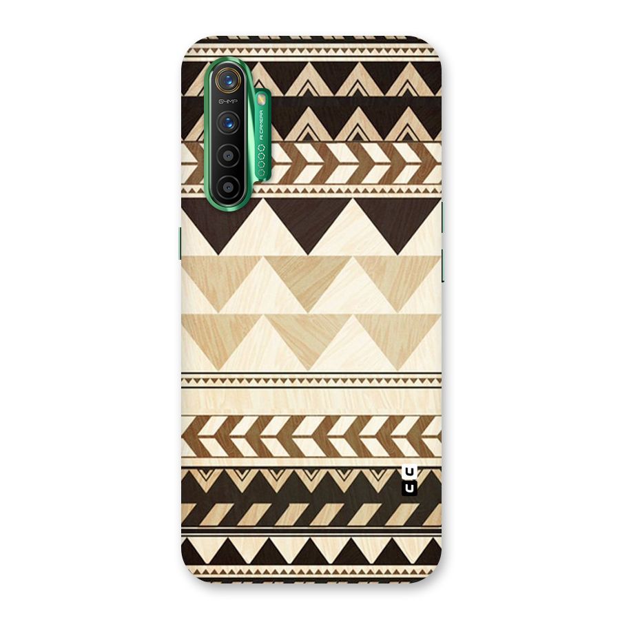 Wooden Printed Chevron Back Case for Realme X2