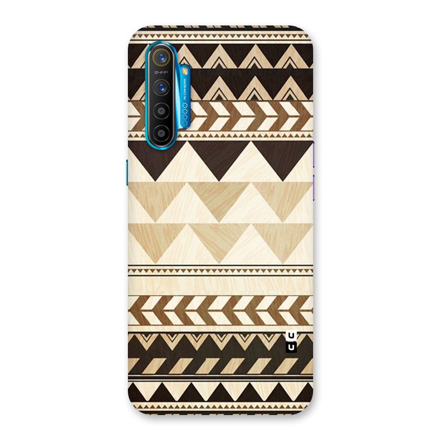 Wooden Printed Chevron Back Case for Realme XT