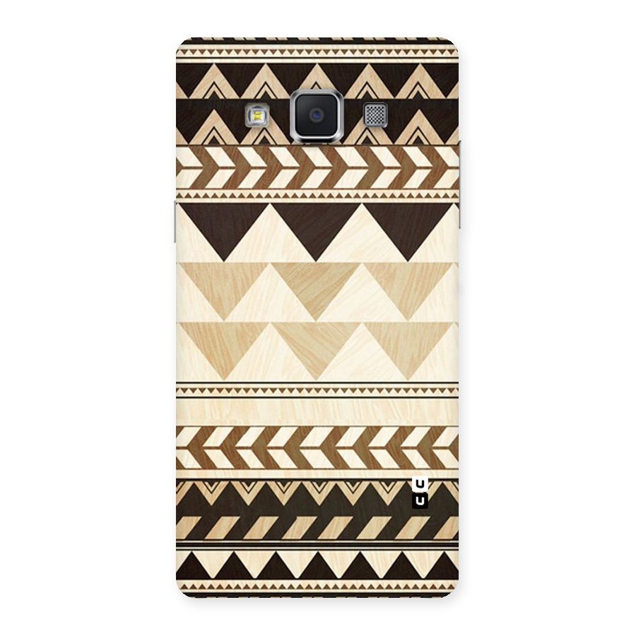 Wooden Printed Chevron Back Case for Samsung Galaxy A5