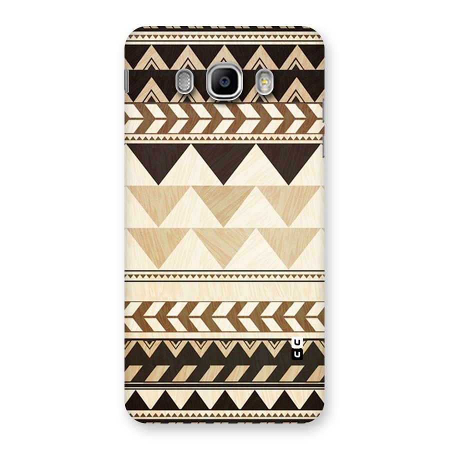 Wooden Printed Chevron Back Case for Samsung Galaxy J5 2016