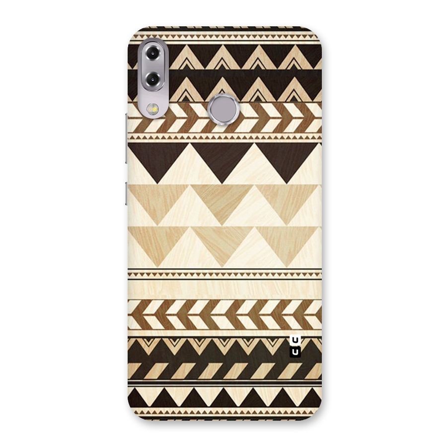 Wooden Printed Chevron Back Case for Zenfone 5Z