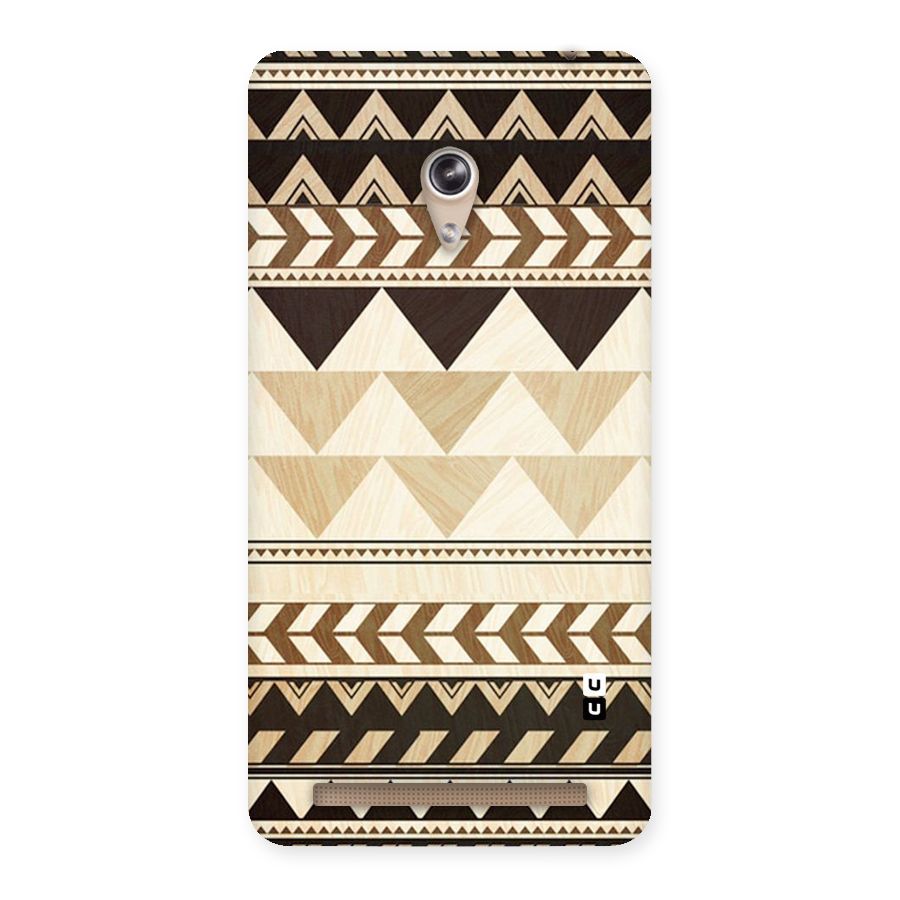 Wooden Printed Chevron Back Case for Zenfone 6