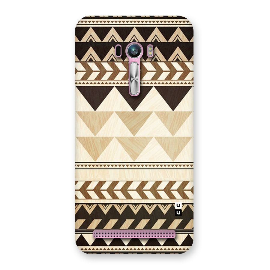 Wooden Printed Chevron Back Case for Zenfone Selfie