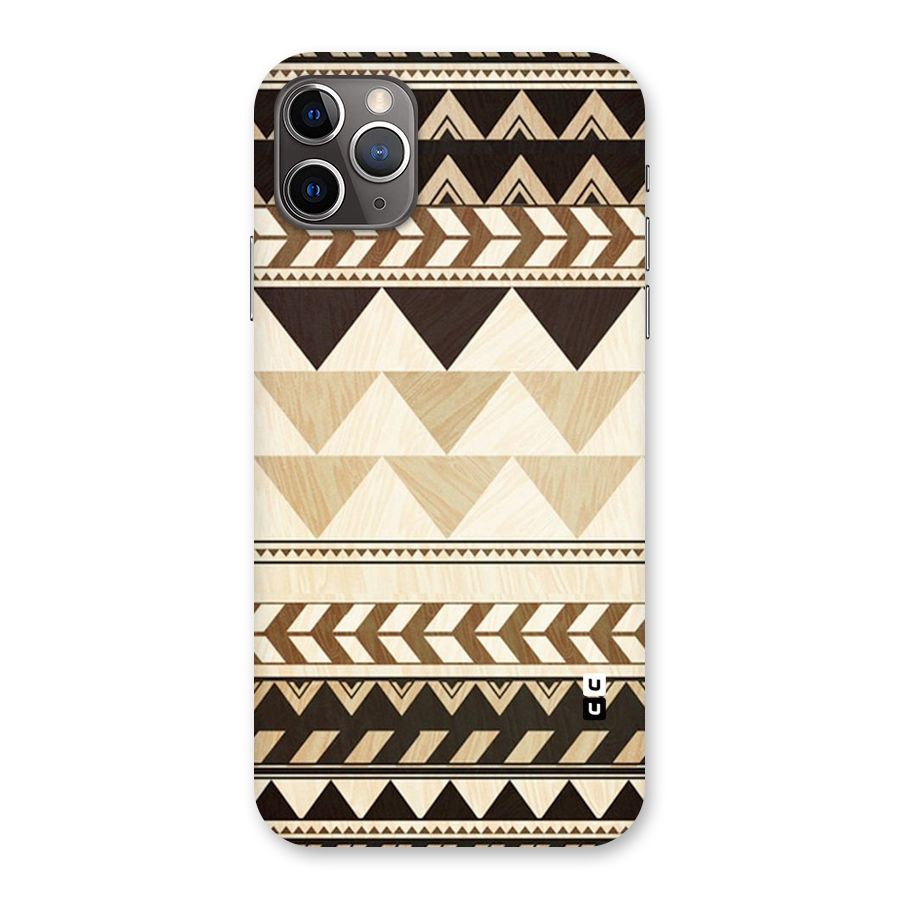 Wooden Printed Chevron Back Case for iPhone 11 Pro Max