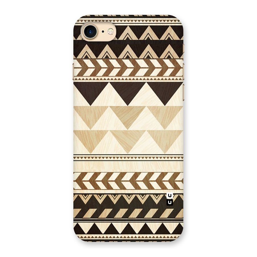 Wooden Printed Chevron Back Case for iPhone 7