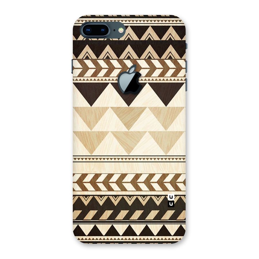 Wooden Printed Chevron Back Case for iPhone 7 Plus Apple Cut